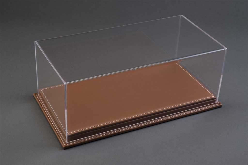 ケース　1/18 Mulhouse Raised レザーベース(厚/ブルー)＆アクリルケース [ATL10244] ATLANTIC CASE ATL10244 1/18 Mulhouse Raised レザーベース(厚