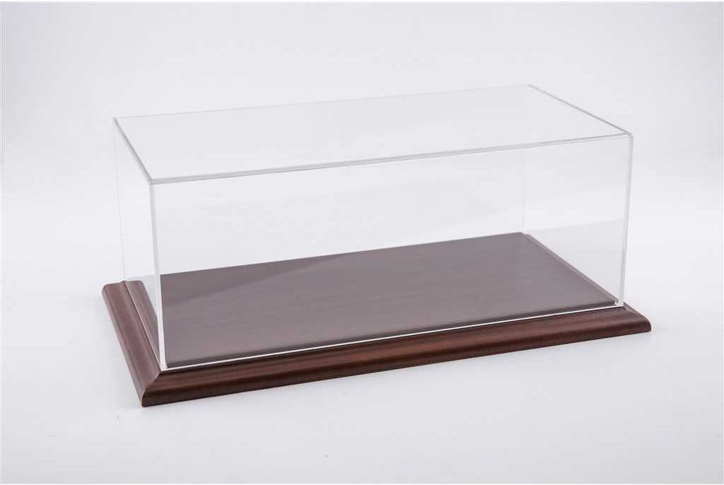 Acrilico-vetrina DISPLAY CASE con velluto nero Socket ATLANTIC 1:18 NUOVO 
