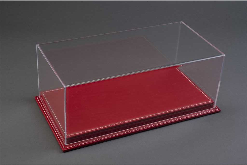 Vitrine De Présentation Atlantic Case 1/12 - Cuir Rouge Mulhouse - Réf. 10091 - Neuf