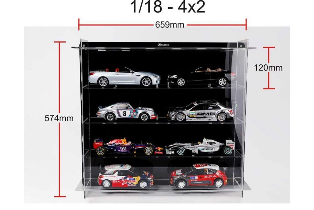 Atlantic Multicase for 1:18 scale 8 cars 4x4 1:18 Model 