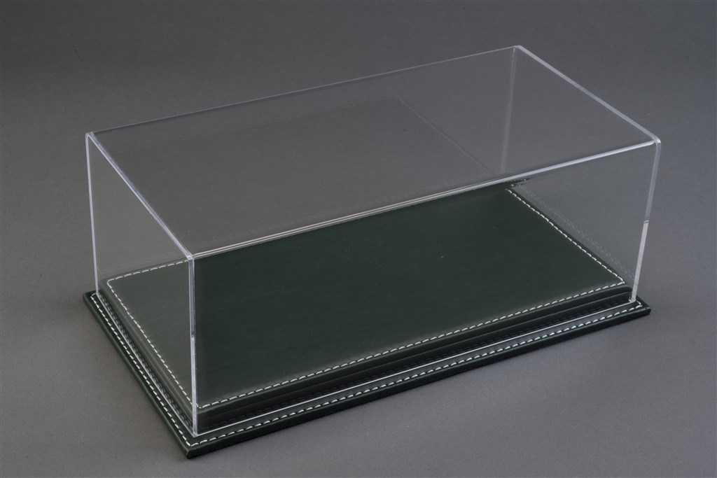 ATLANTIC CASE 1/18 - DISPLAY CASE SHOW-CASE 1/18 - MULHOUSE GREEN LEATHER 10237